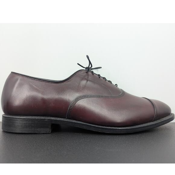Allen Edmonds Park Avenue Burgundy Cap Toe Oxford Men’s 11 Made in USA - Picture 2 of 11